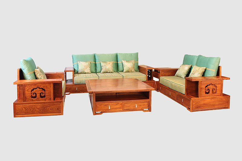 贵阳中式实木沙发简直太美了