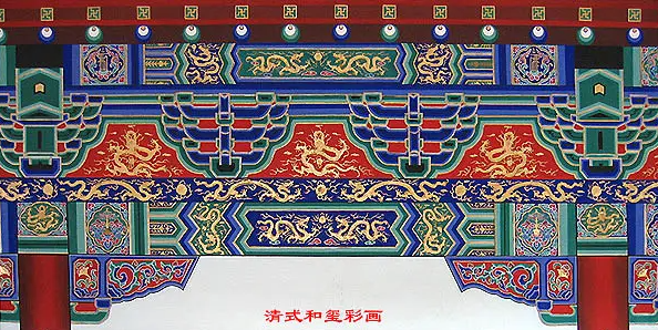 贵阳中国建筑彩画装饰图案